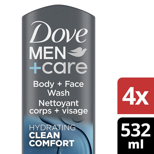 Dove Men Pluse Care Clean Comfort Body n Face Wash Find Your New Look Today!