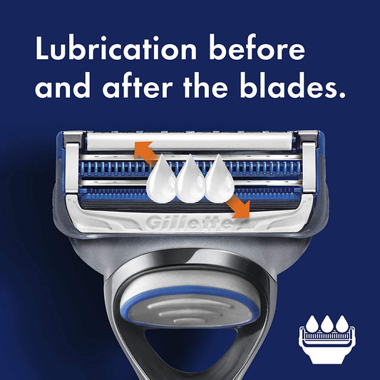 Gillette SkinGuard Men's Razor Handle, 3 Blade Refills + PURE Shave Gel Find Your New Look Today!