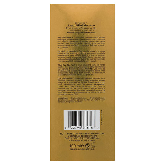 OGX Extra Strength Renewing + Argan Oil of Morocco Penetrating Hair Oil Treatment Find Your New Look Today!