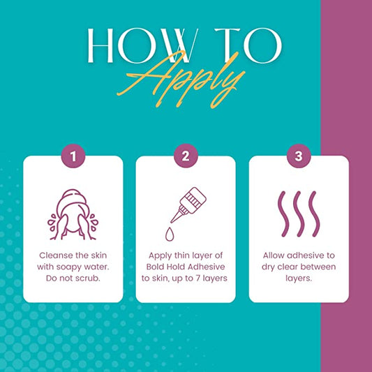 The Hair Diagram - Bold Hold Active Reloaded - Strong Hold Glue for Wigs and Hair Systems - Invisible Bonding - Formulated for Oily Skin - Non Toxic - Humidity Resistant & Waterproof - 1.3oz Find Your New Look Today!